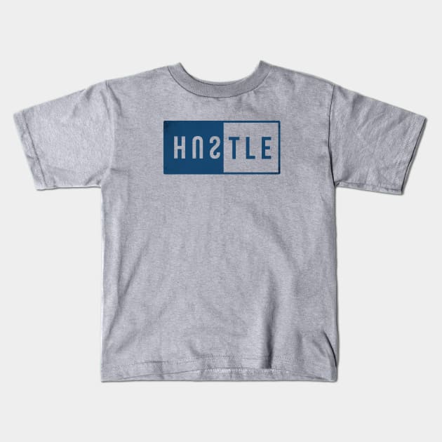 Hustle with Grit Kids T-Shirt by MikeTandy